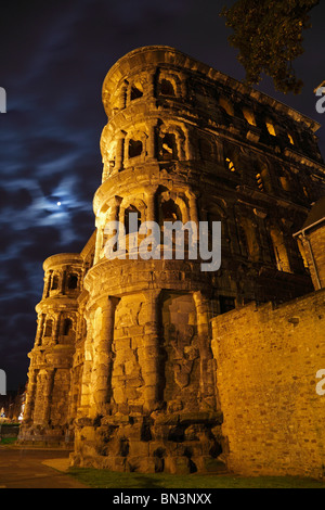 Porta Nigra de Trèves, Rhénanie-Palatinat, Allemagne, Europe Banque D'Images