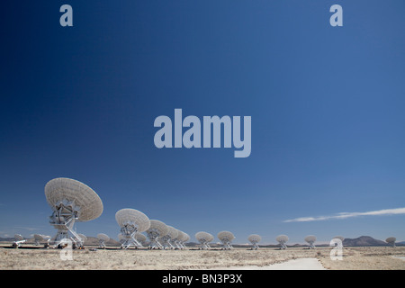 Radio télescopes au Very Large Array , New Mexico, USA Banque D'Images