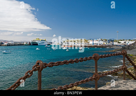 Port, Playa Blanca, Lanzarote, Canary Islands, Spain, Europe Banque D'Images