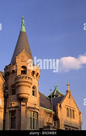 Manoir historique TURNBLAD abrite l'AMERICAN SWEDISH INSTITUTE AND MUSEUM DE Minneapolis, Minnesota. Banque D'Images