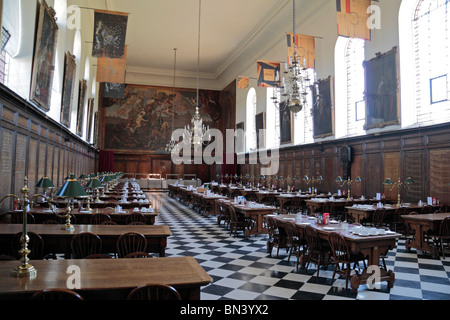 L'intérieur de la Grande Salle, au Royal Hospital, Chelsea, London, UK. Juin 2010 Banque D'Images