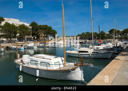 Marina, Porto Petro, Majorque, Baleares, Espagne Banque D'Images