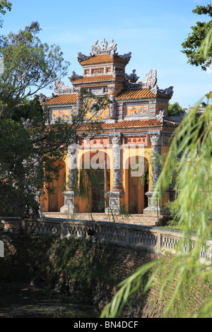 Prises à la citadelle de Hue, Vietnam Banque D'Images