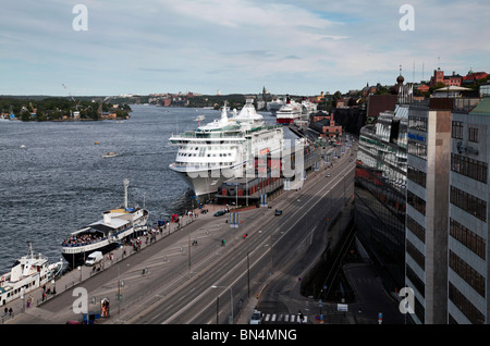 Grand port de Stockholm à ferris Banque D'Images