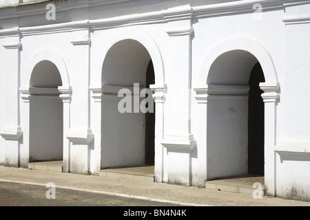 Arc de l'entrée principale de l'Église ; Colvale ; Babdez ; Inde Goa ; Banque D'Images