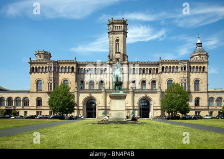 Guelph Palace - l'Université Leibniz de Hanovre, Basse-Saxe, Allemagne Banque D'Images