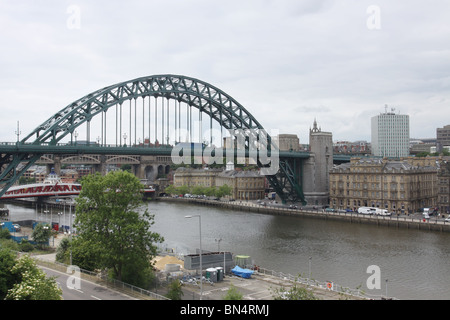 Tyne Bridge over River Tyne Newcastle-upon-Tyne en Angleterre Juin 2010 Banque D'Images