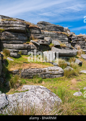 Oke Tor Gamme Okehampton Devon Dartmoor NP UK Banque D'Images