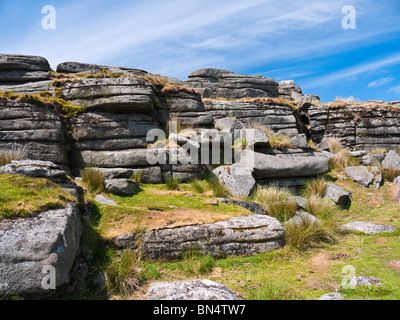 Oke Tor Gamme Okehampton Devon Dartmoor NP UK Banque D'Images