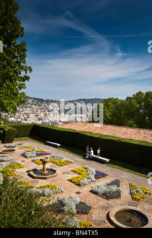 Les jardins du monastère de Cimiez,parc,Matisse, Notre Dame de Cimiez, Nice, France Présentation Banque D'Images