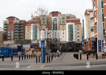 Le Club de Football de Chelsea, l'entrée au stade de Stamford Bridge. Banque D'Images