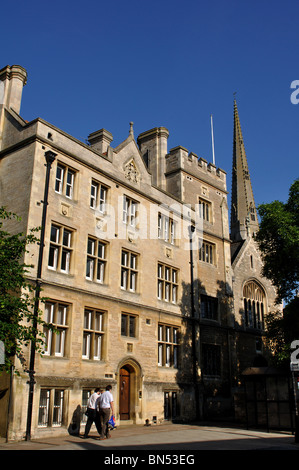 Le bâtiment scolaire Oundle, Laxton, Northamptonshire, England, UK Banque D'Images