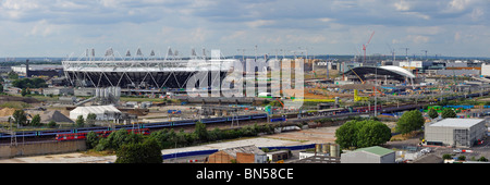 2012 Construction du stade olympique de Londres Banque D'Images