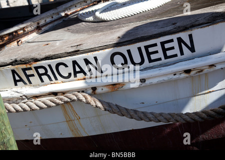 African Queen film original voile Overseas Highway, Key Largo, Florida, USA Banque D'Images