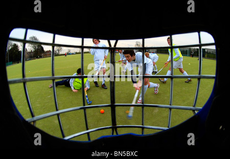 Angleterre U18 L'équipe de hockey-Centre l'autre moitié Collins,(16) Banque D'Images