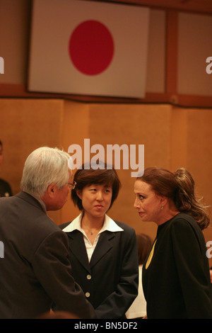 Ballerine Danseuse Russe Maya Plisetskaya, au 2006 Praemium Imperiale art awards, donnée par la Japan Art Association, Tokyo Banque D'Images