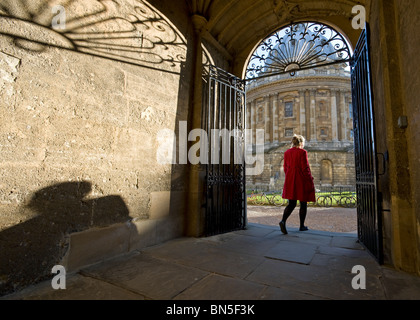 De l'ancien appareil photo Radliffe Bodleian Library, Oxford, UK Banque D'Images