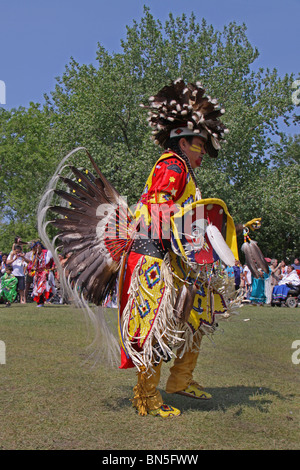 Les autochtones, les autochtones, indiens, costume, chef, Banque D'Images