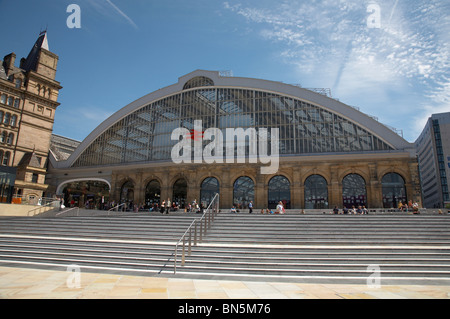 La gare de Lime Street, à Liverpool UK Banque D'Images