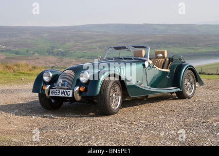 Morgan Roadster R100 Voiture de sport 2009 dans Amazon Green situé dans les vallées du Yorkshire, UK Banque D'Images