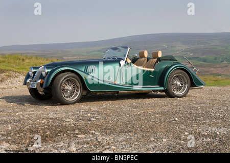 Morgan Roadster R100 Voiture de sport 2009 dans Amazon Green situé dans les vallées du Yorkshire, UK Banque D'Images