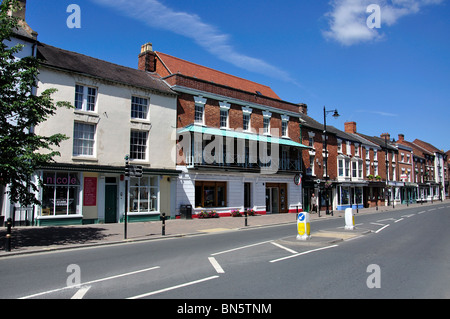 High Street, Pershore, Worcestershire, Angleterre, Royaume-Uni Banque D'Images