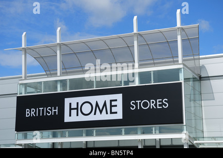 British Home Stores,Giltbrook Retail Park. Banque D'Images