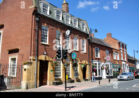 Pershore Town Hall, High Street, Pershore, Worcestershire, Angleterre, Royaume-Uni Banque D'Images