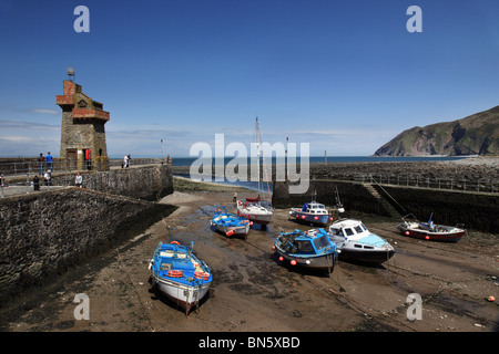 La tour du Rhin dans la ville de Lynmouth, Devon Banque D'Images