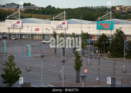 Parking vide. Banque D'Images