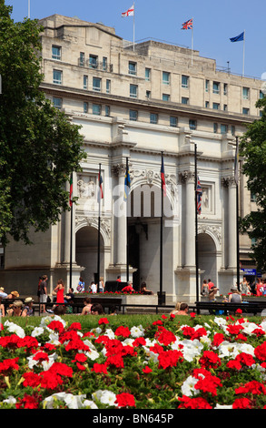 Marble Arch & Gardens dans le centre de Londres Banque D'Images