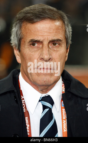 OSCAR TABAREZ URUGUAY - GHANA AFRIQUE DU SUD JOHANNESBURG SOCCER CITY 02 Juillet 2010 Banque D'Images