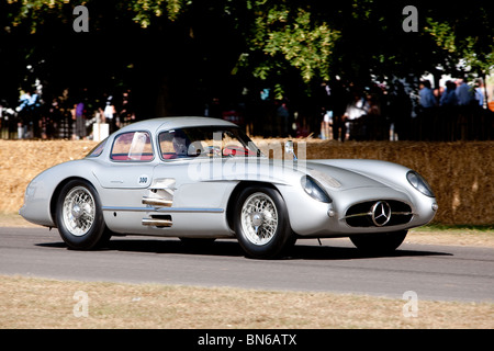 1955 Mercedes 300 SLR Uhlenhaut coupé au Festival of Speed, Goodwood, 2010 Banque D'Images