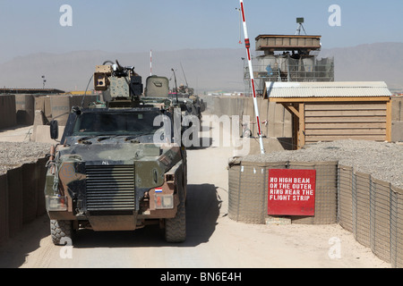 Les troupes néerlandaises dans l'Uruzgan, Afghanistan Banque D'Images