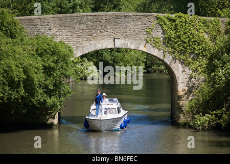 Angleterre Oxfordshire Culham Bridge River Thames près de Abingdon Banque D'Images