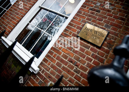 Jack Wills Shop dans la rue de l'Église, Reigate , Surrey Banque D'Images