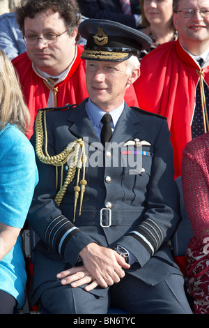 RAF l'Air Chief Marshal Sir Stephen Dalton Chef du personnel de l'aviation et de la tête de la Royal Air Force Banque D'Images