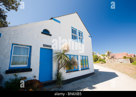 Un gîte rural, Îles Scilly Tresco, Royaume-Uni. Banque D'Images