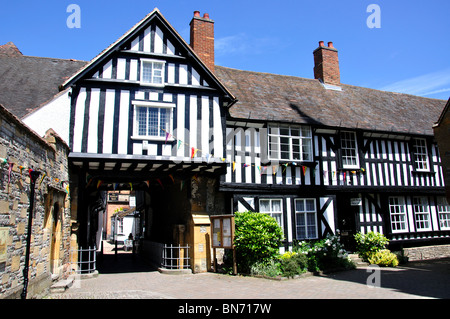 Abbé Reginald's Gateway, Evesham, Worcestershire, Angleterre, Royaume-Uni Banque D'Images