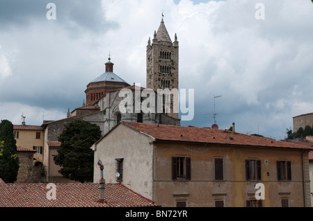 Massa Marittima, Toscane, Italie Banque D'Images