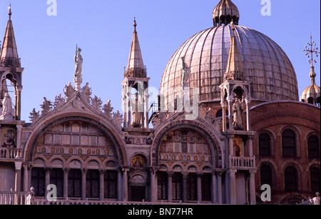 L'Italie. Venise. Juillet 2008. La Basilique St Marc. Banque D'Images