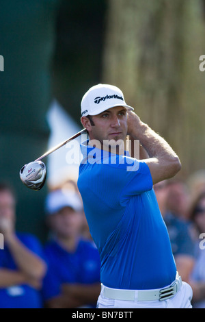 Dustin Johnson qui se font concurrence au niveau national AT&T 2010 Banque D'Images