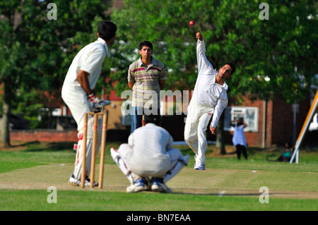 Match de cricket à Luton Banque D'Images