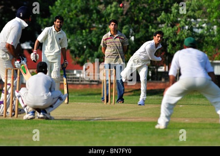 Match de cricket à Luton Banque D'Images