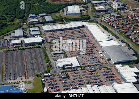 Reebock Retail Park. Bolton, Lancashire, au nord ouest de l'Angleterre Banque D'Images