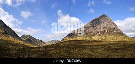 Buachaille Etive Mor à Glen Etive à Glencoe, Highlands, Scotland, UK Banque D'Images