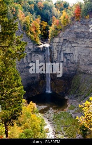 Taughannock Falls Finger Lakes Region New York Cayuga Lake près d'Ithaca Banque D'Images