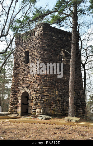 Ancien château d'eau au petit Jean State Park, New York Banque D'Images