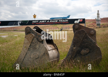 Le circuit de Donington Park, accueil de la British Grand Prix Moto, Castle Donington, Derby Banque D'Images