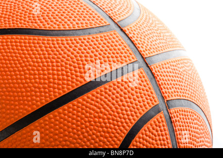 Basket-ball orange gros plan